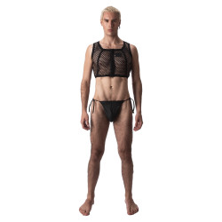 Barcode Berlin Crop Top Filet Many Noir